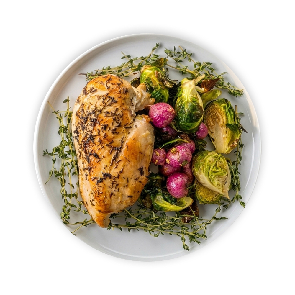 Lemon-Thyme Roasted Chicken (GF/DF)