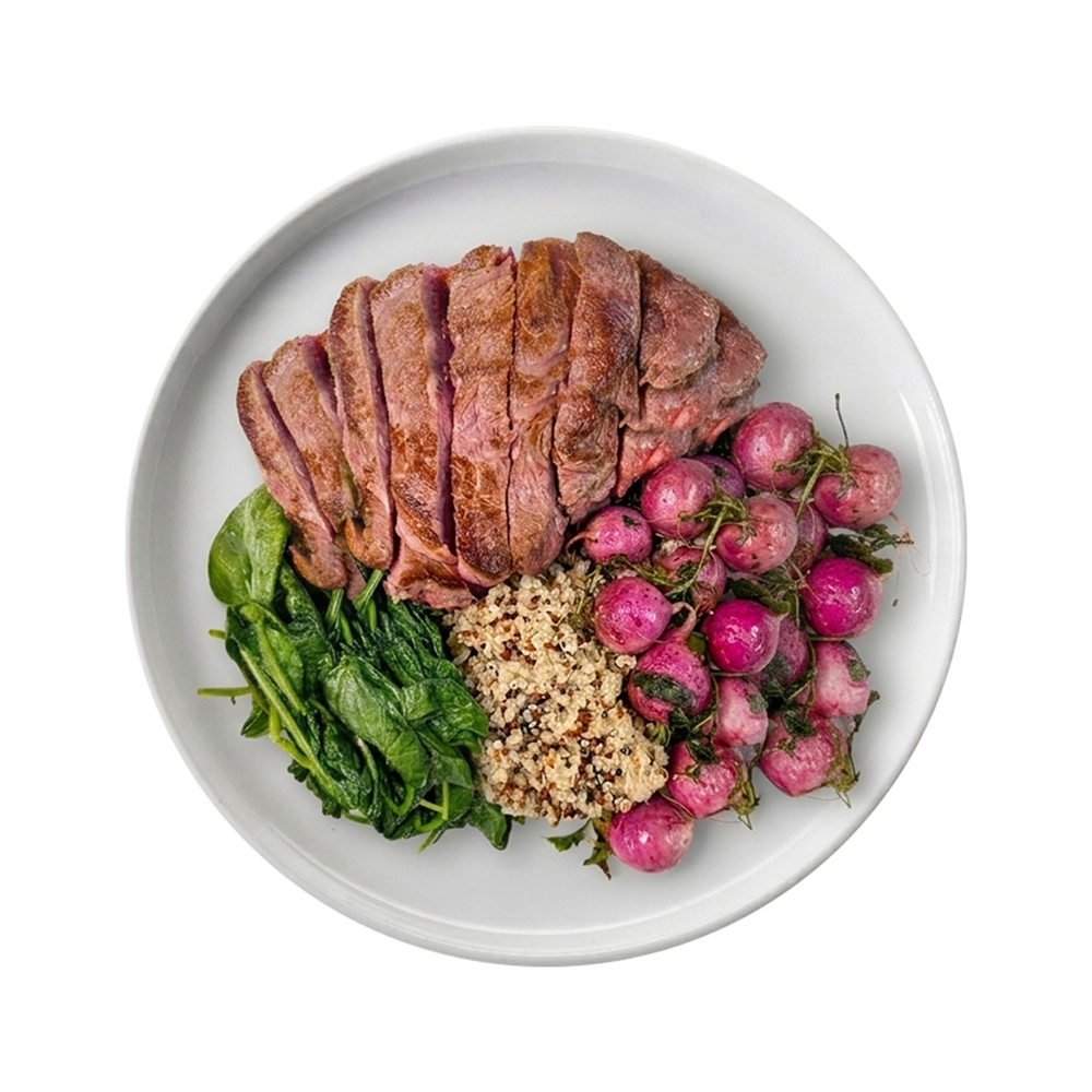 Steak & Roasted Radish Power Bowl (GF/DF)