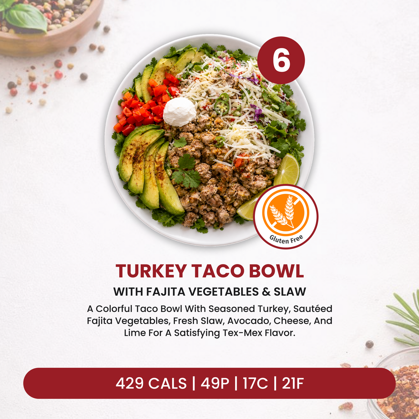 EXCLUSIVE 5 (+1 FREE) MEAL PLAN - USE CODE: FREEMEAL