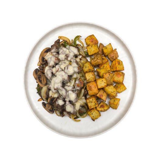 Creamy Garlic Peppercorn Steak