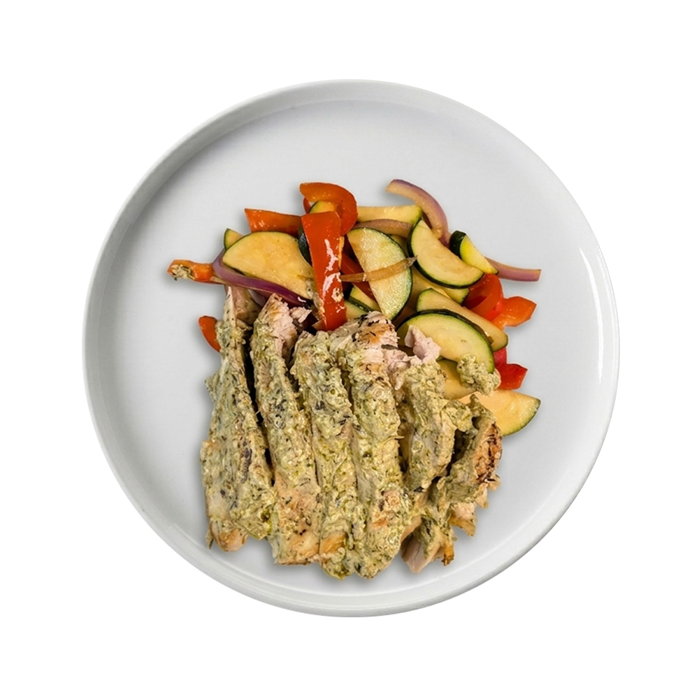 Creamy Pesto Chicken Bake (GF)
