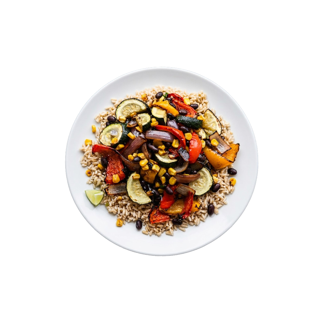 Roasted Veggie Bowl (Vegan)