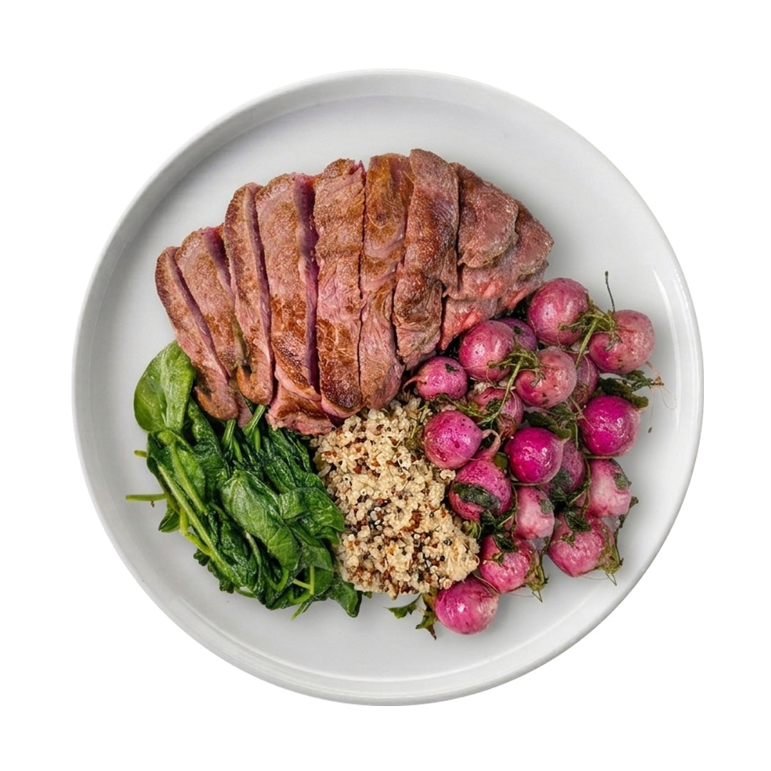 Steak & Roasted Radish Power Bowl (gf/df)