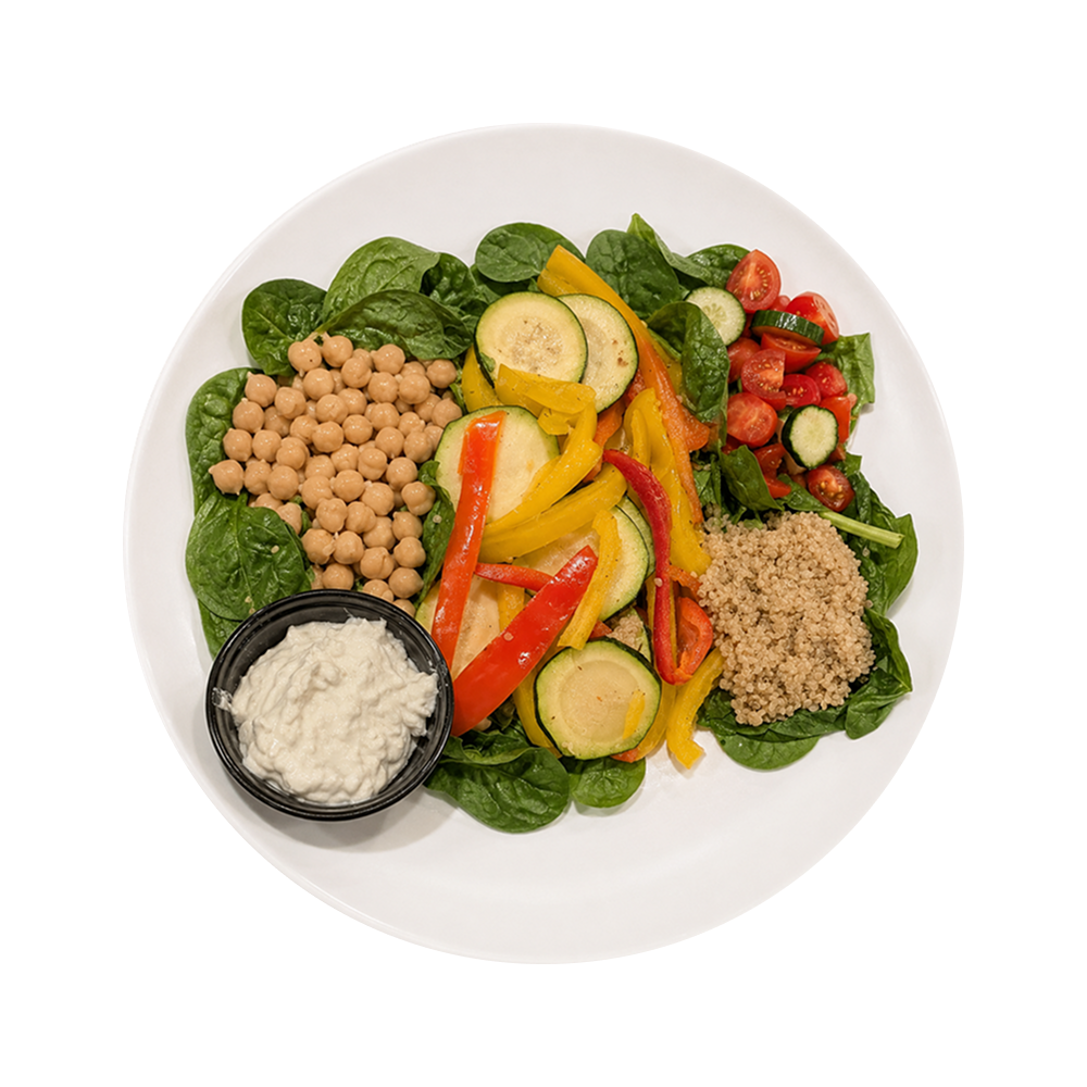 Whipped Feta & Herb Chickpea Bowl (GF/Vegeterian)