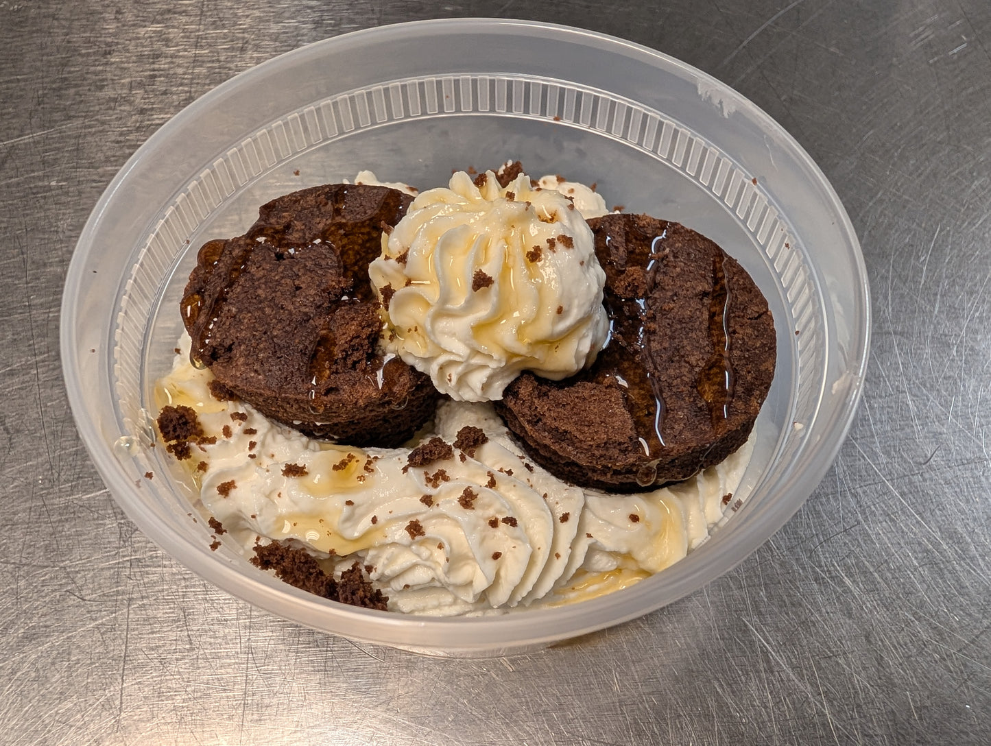 Whipped Ricotta & Gluten-Free Brownie Parfait