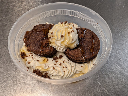 Whipped Ricotta & Gluten-Free Brownie Parfait