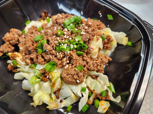 Korean Beef & Cabbage Stir-Fry